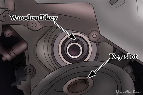 crankshaft chipped key slot nissan